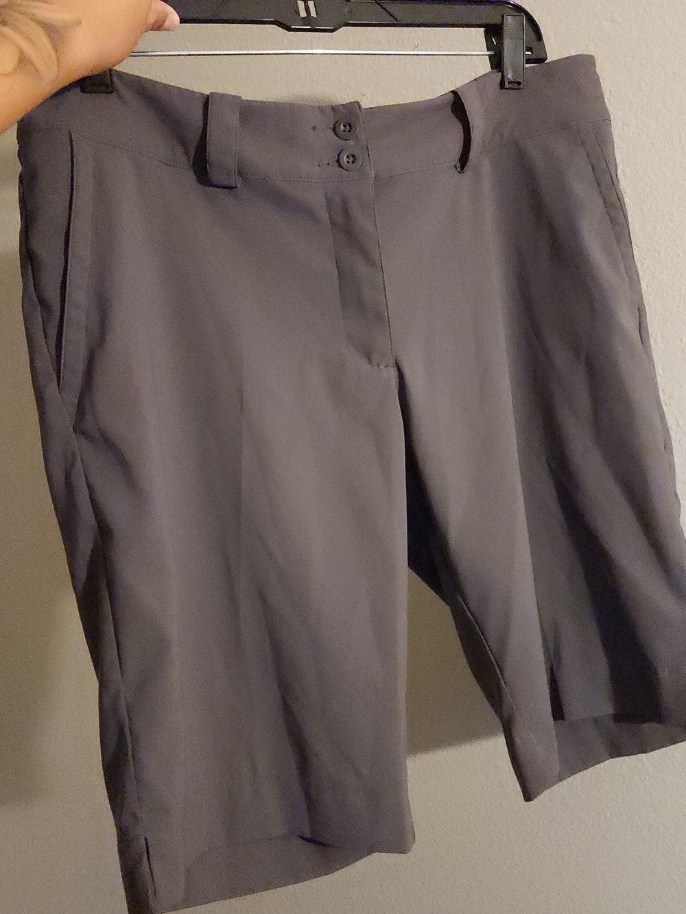 Nike Golf Tour Performance Women's Dri-FIT Shorts - Size 10 - Charcoal Grey